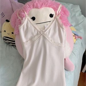 H&M White Mini Dress